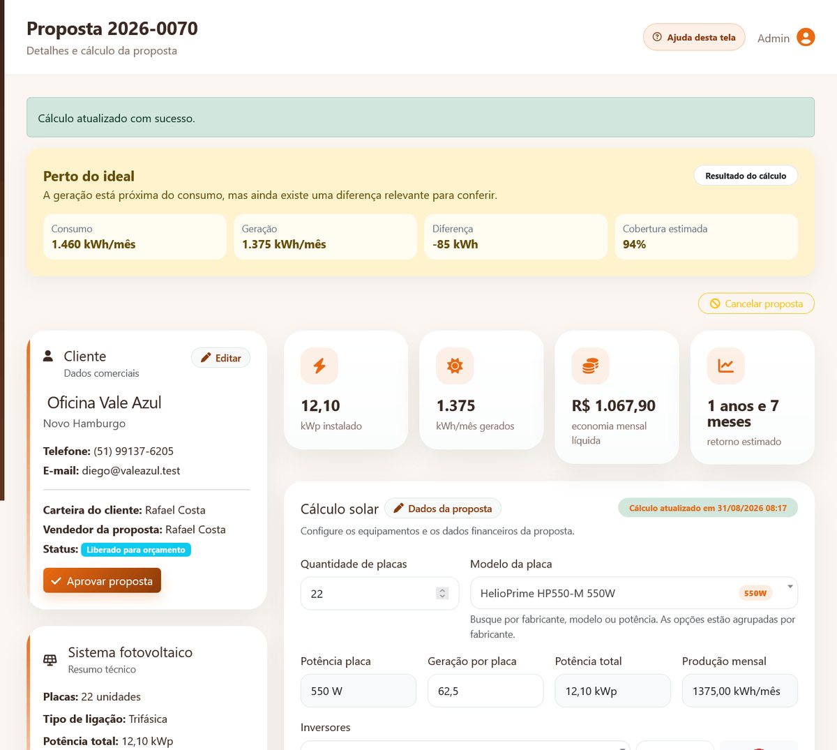 Proposta no ALPHA ORBI